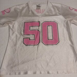 NFL Team Apparel Women's Green Bay Packers AJ Hawk Cropped Jersey Size M